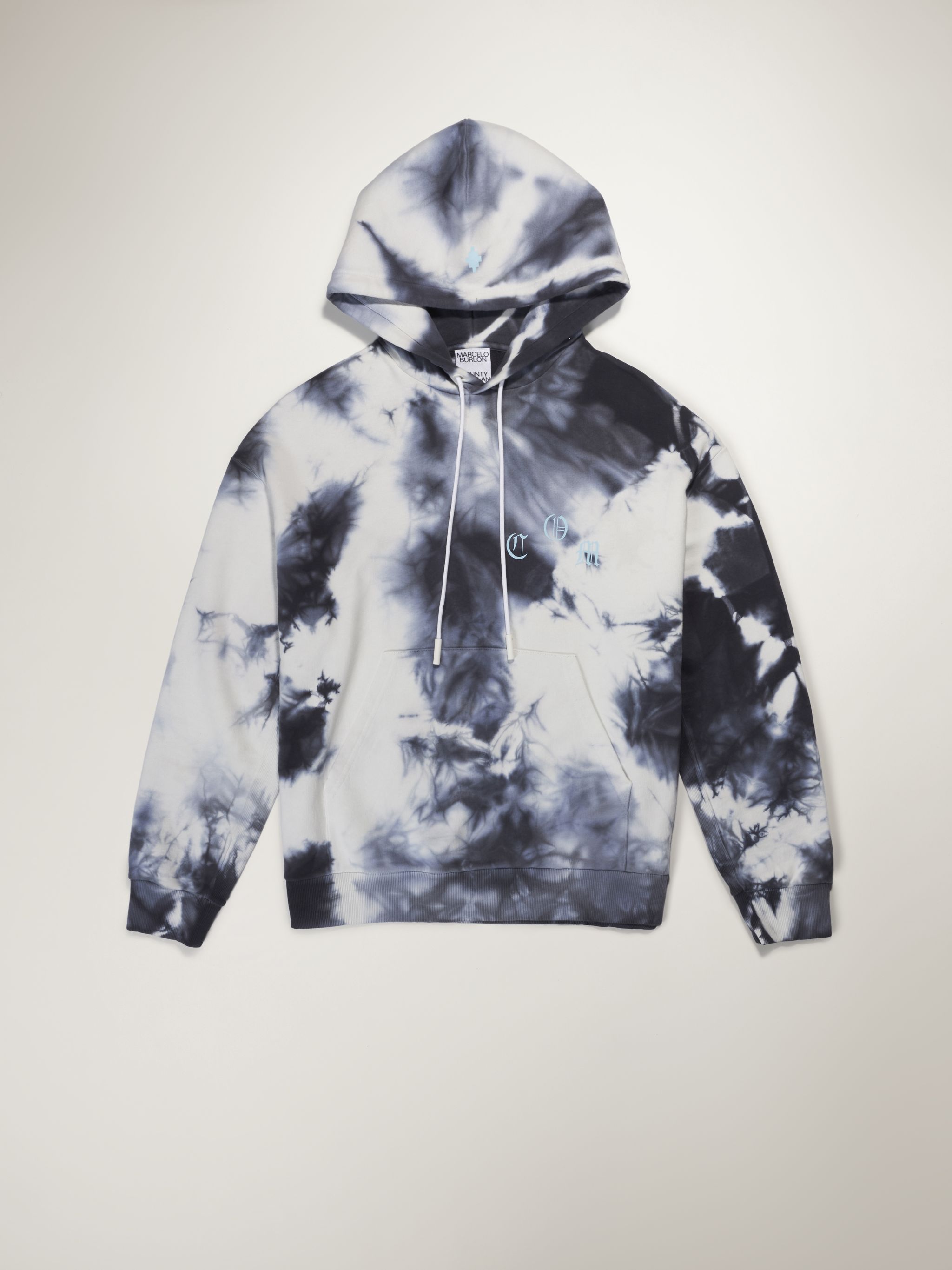 cotton tie dye hoodie