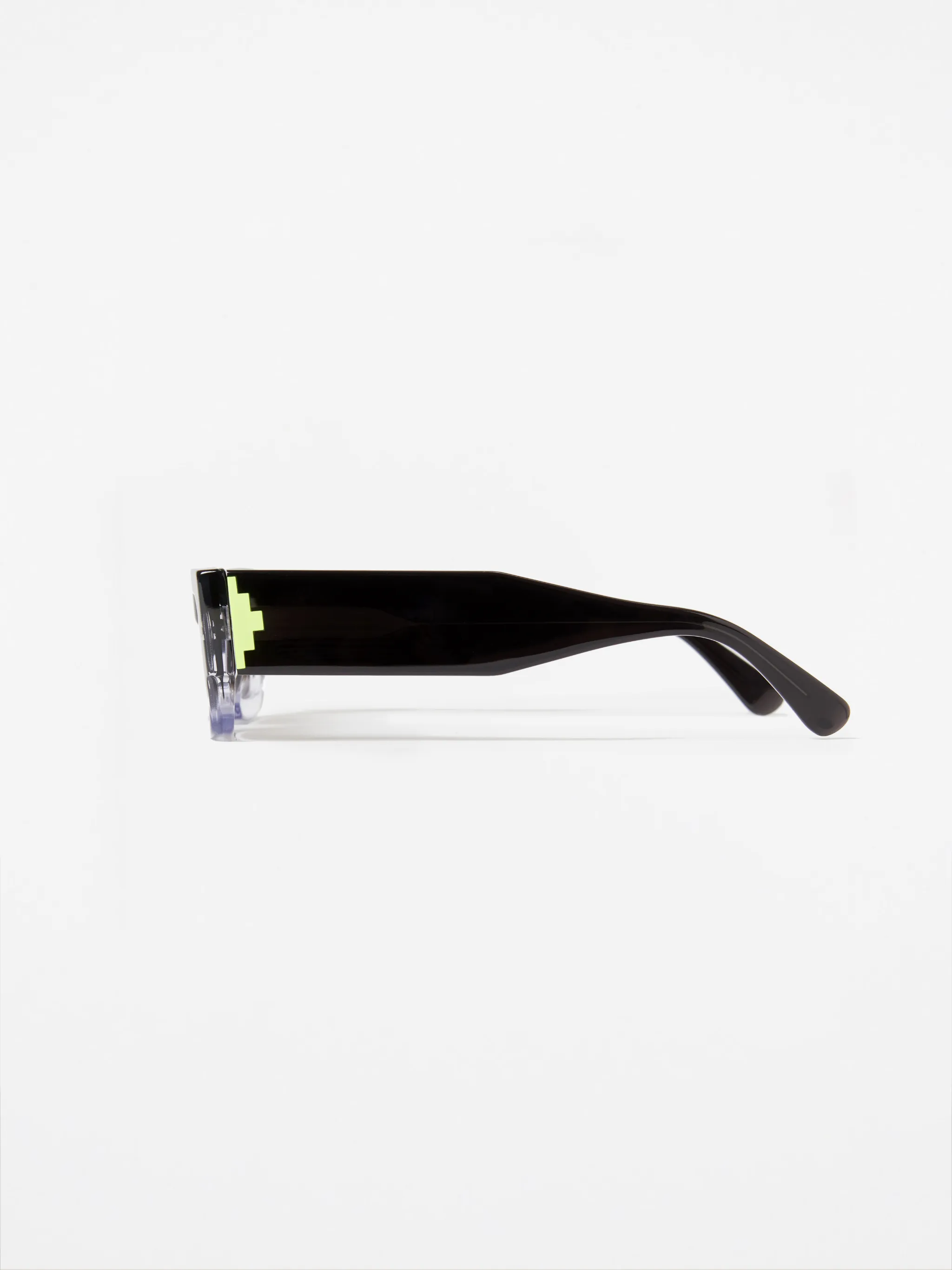 1015 FADE BLACK LIME Synthetic->Acetate LOWRIDER SUNGLASSES from Marcelo Burlon County of Milan.