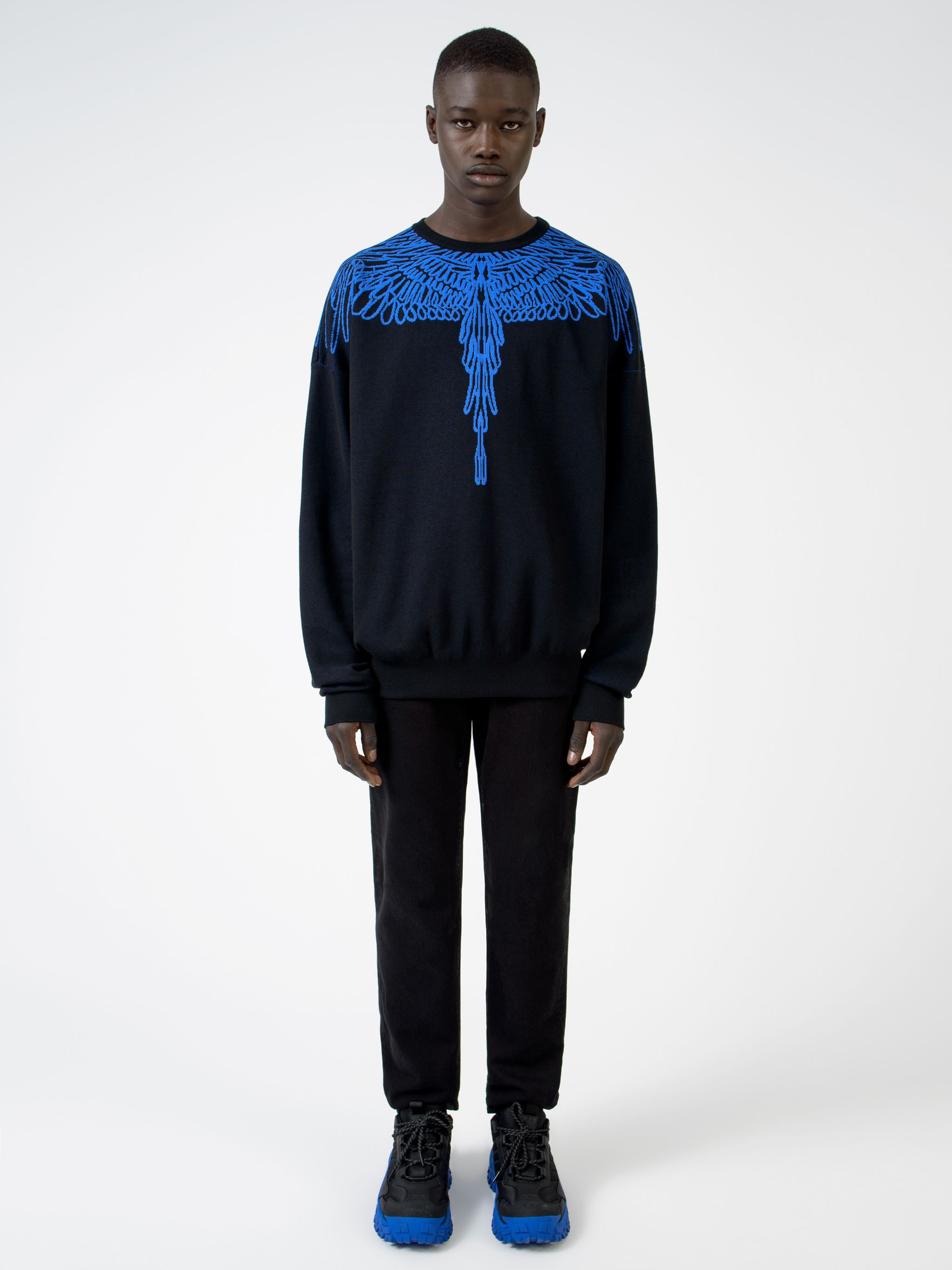 PICTORIAL WINGS SWEATER - MARCELO BURLON® Official Site