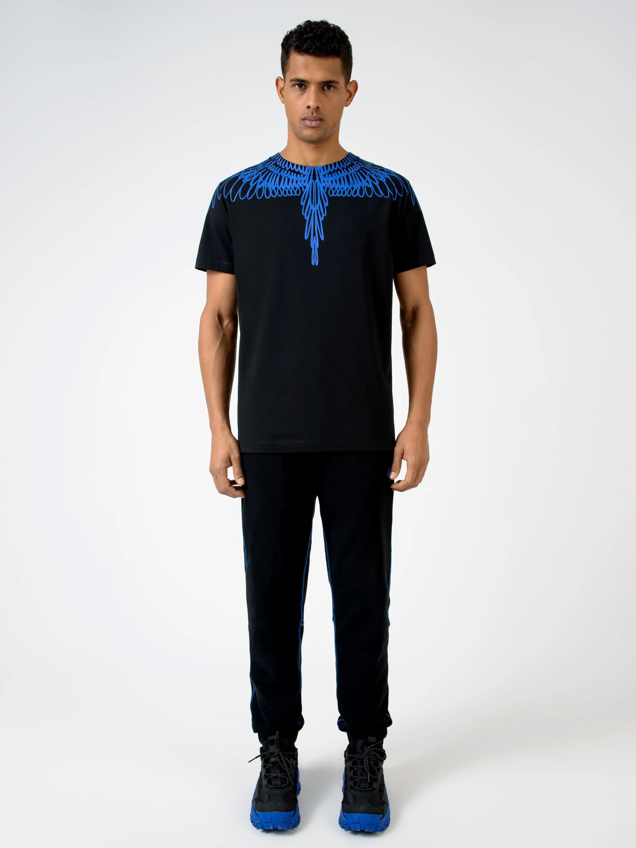 1045 BLACK BLUE Natural (Veg)->Cotton Mock Item Test Order - To Delete from Marcelo Burlon County of Milan.