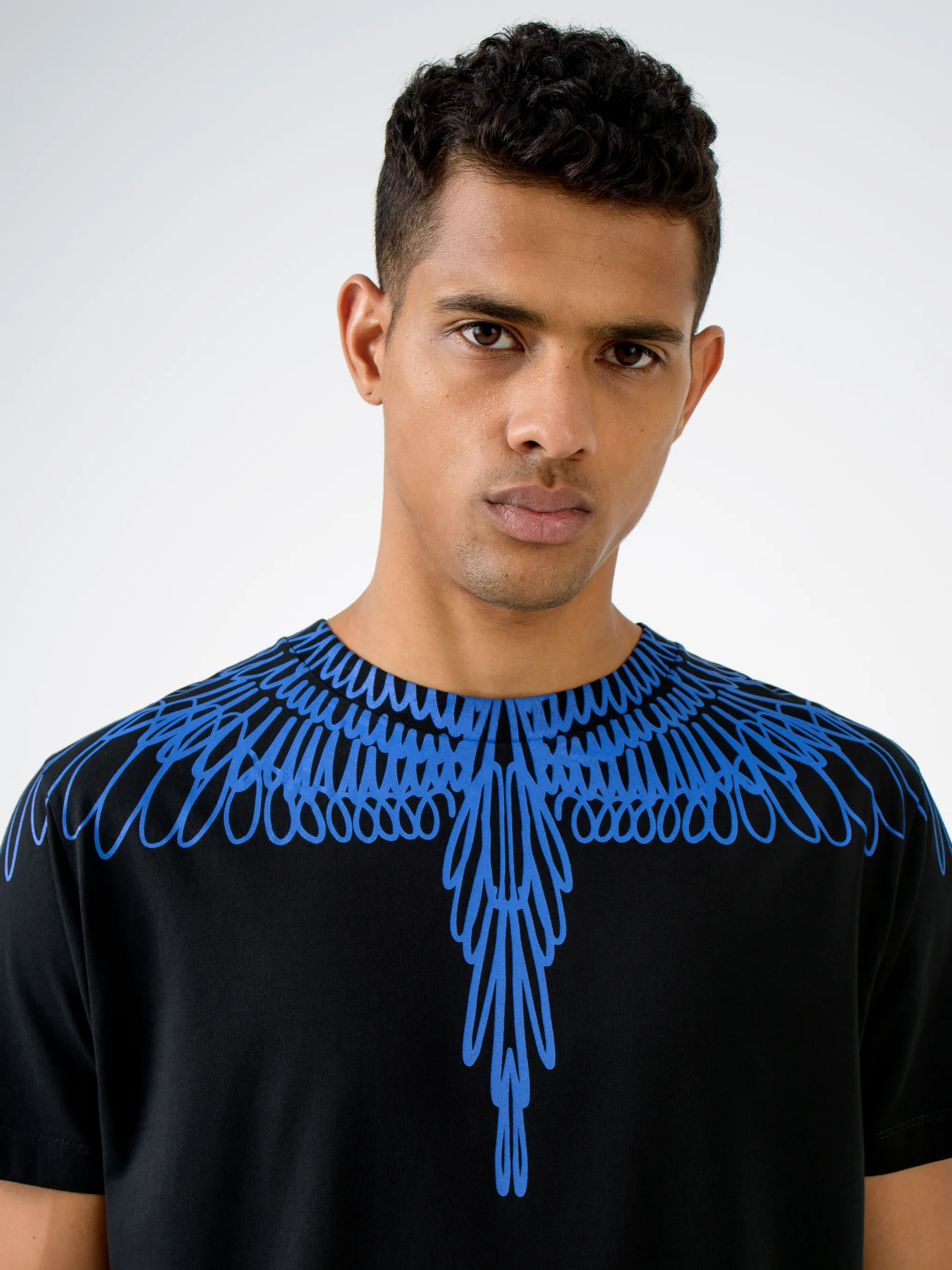 1045 BLACK BLUE Natural (Veg)->Cotton Mock Item Test Order - To Delete from Marcelo Burlon County of Milan.
