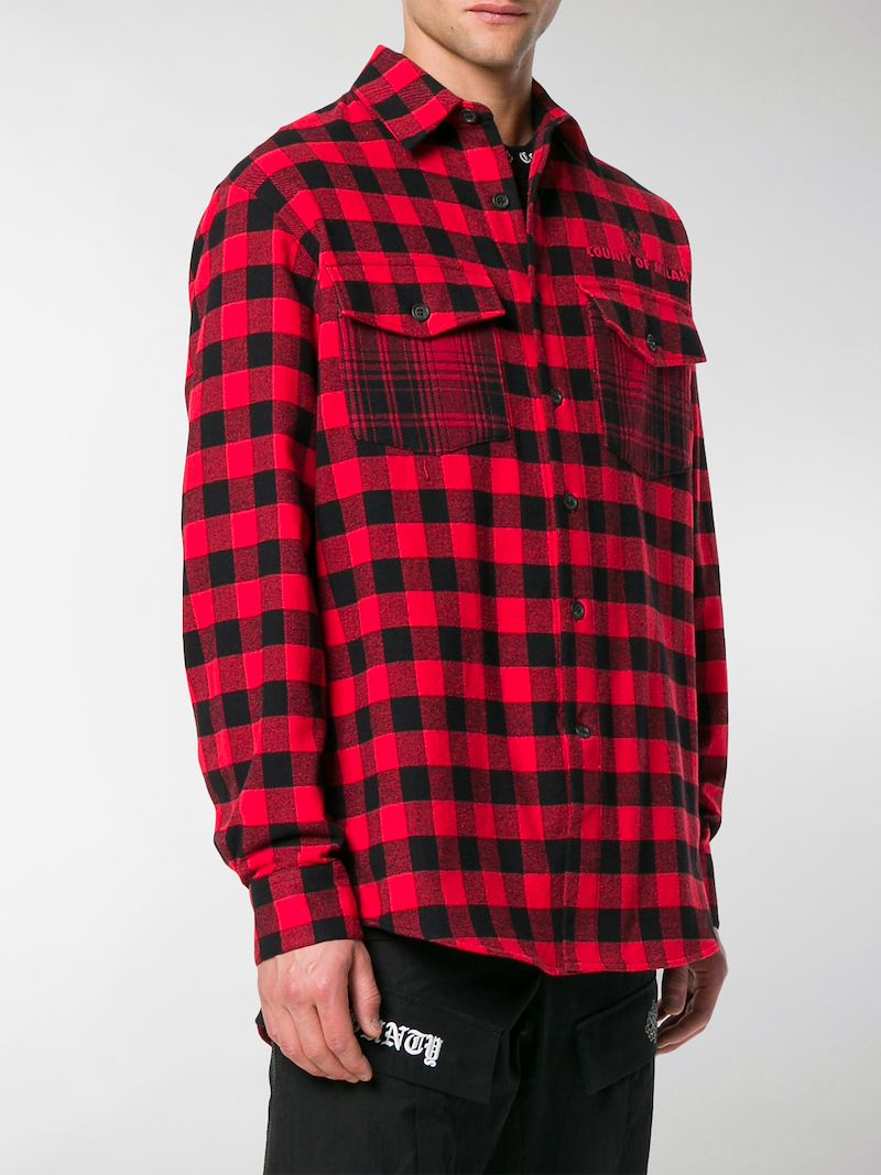Marcelo Burlon County of Milan plaid 
