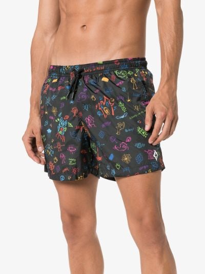 marcelo burlon swim shorts