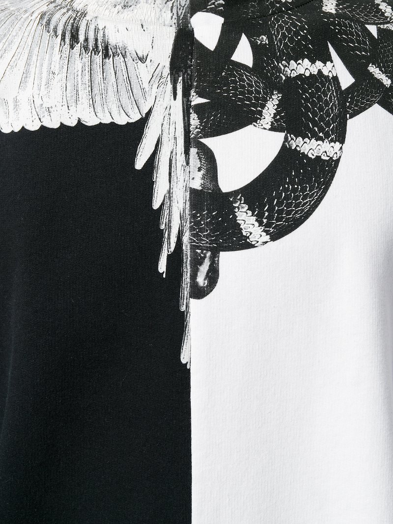 Marcelo Burlon County Of Milan Snake Wings Sweatshirt Black Modes Marcelo Burlon County Of Milan Snake Wings Sweatshirt Black Modes