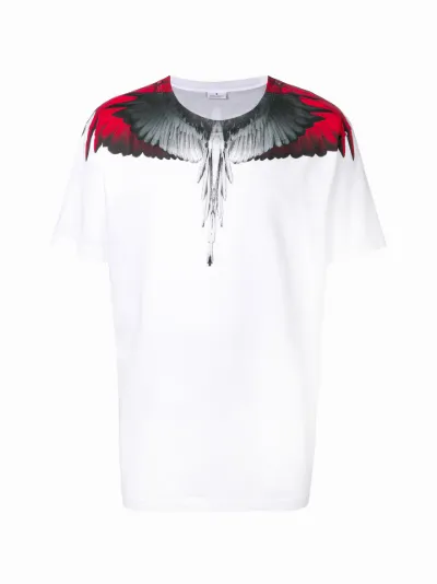 Marcelo burlon t shirt on sale rossa