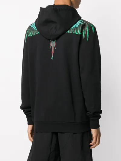 Marcelo burlon hoodie discount green