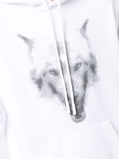 Goneryl tommelfinger Manchuriet wolf-print cotton hoodie | Marcelo Burlon County of Milan | Eraldo.com