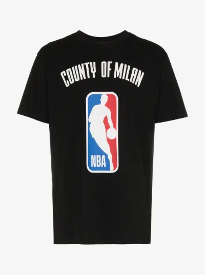 marcelo burlon county of milan x crew neck t shirt new black