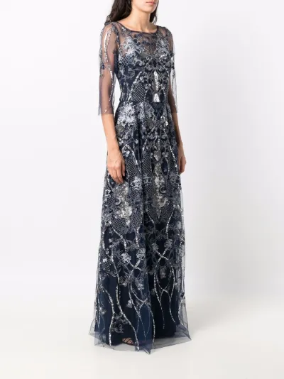 Marchesa Notte embroidered tulle gown Eraldo TV