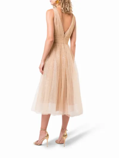 Marchesa notte long 2024 empire line dress