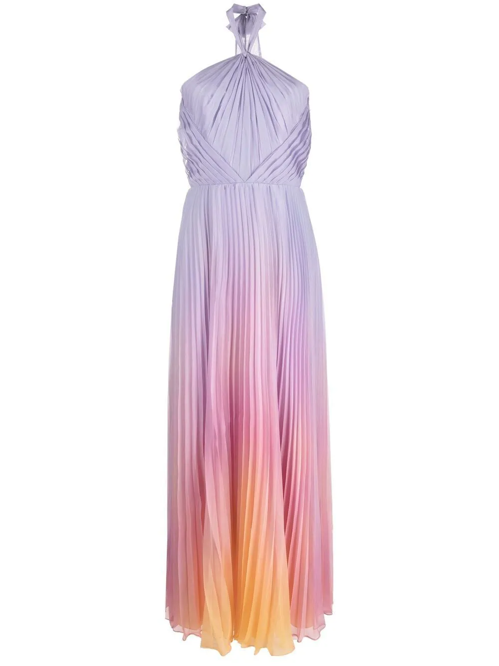 marchesa notte ombre halter gown