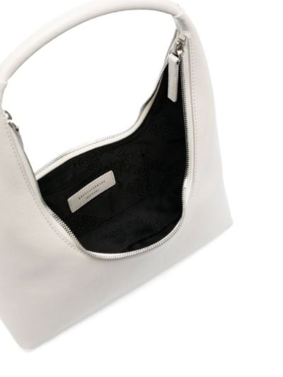 Marge Sherwood Off-White Medium Crinkled Shoulder Bag