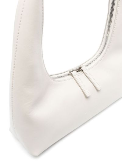 Marge Sherwood Hobo Leather Shoulder Bag Vanilla Crinkle