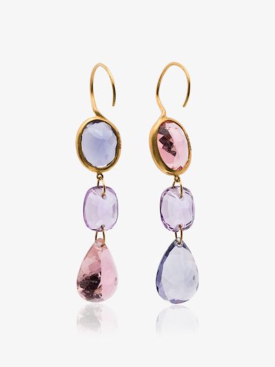 blush daisy earrings