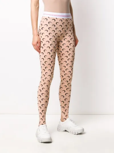 moon print leggings