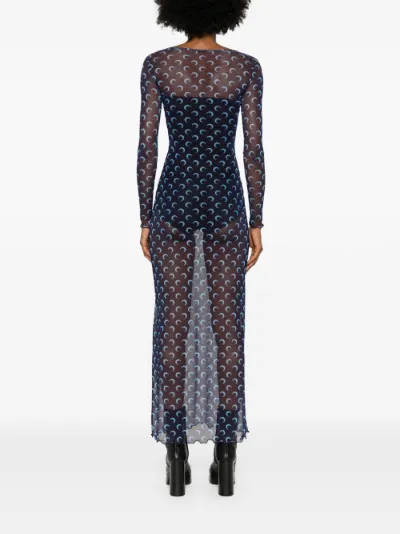 【マストバイ♪】MARINE SERRE Crescent Moon マキシドレス Marine Serre Crescent Moon-print maxi dress | Eraldo.com KM