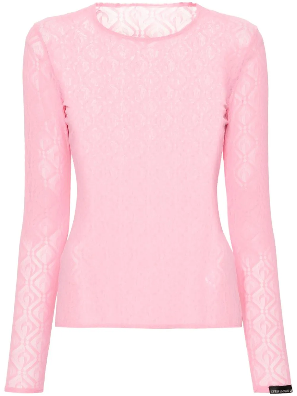 Marine Serre Moon Diamant-jacquard top | Eraldo.com FR