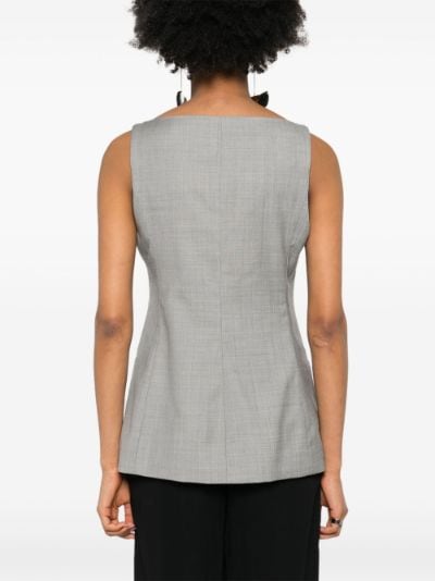 mélange wool vest | MARK KENLY DOMINO TAN | Eraldo.com AQ