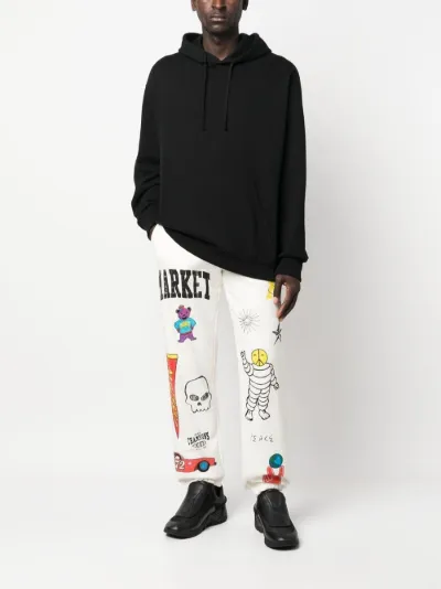 Graphic print online sweatpants