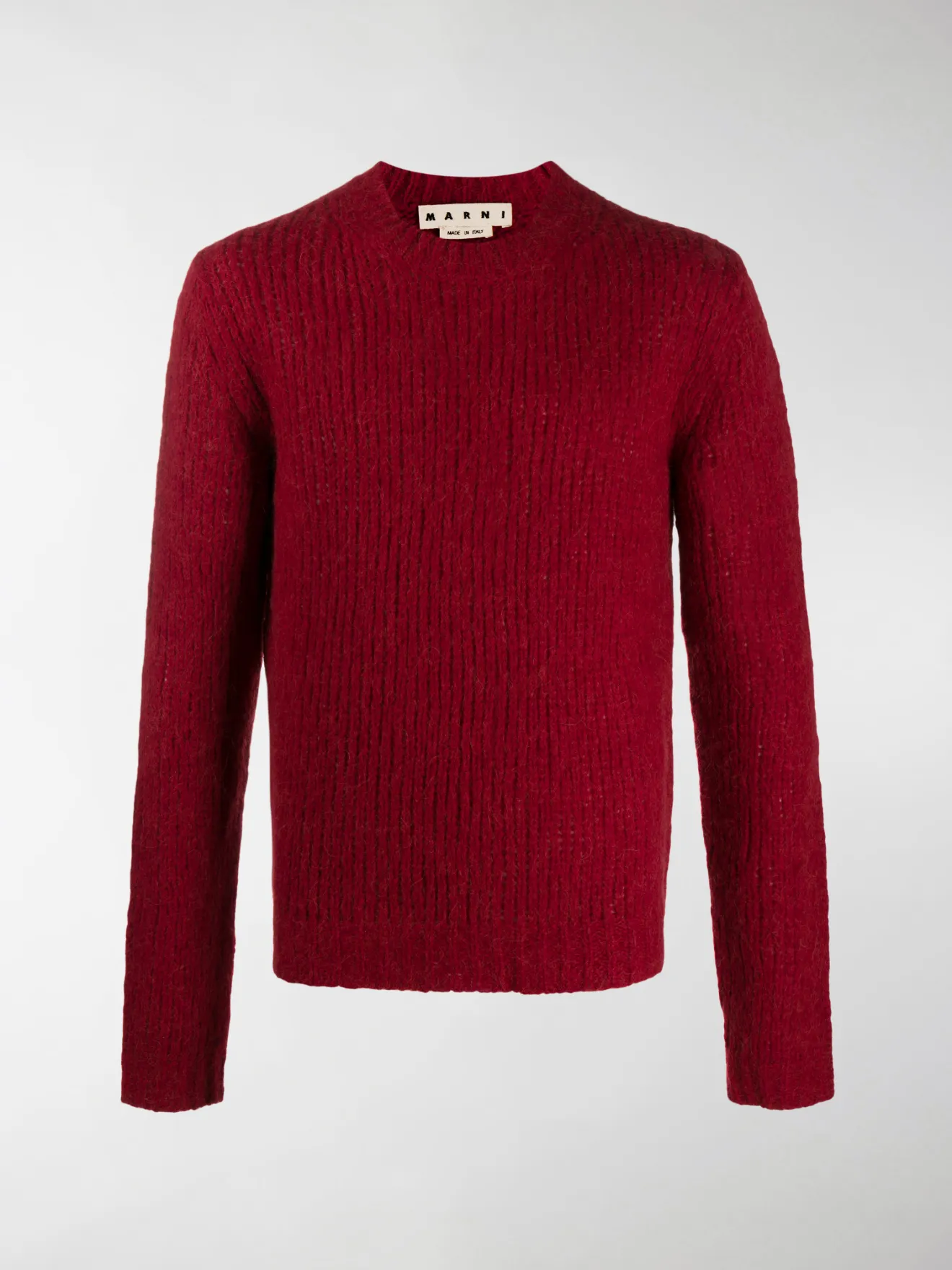 red round neck jumper