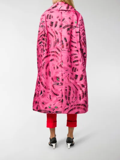 Cappotto Oversize Con Stampa Marni Rosa Di Colore Tl3uKcF1J
