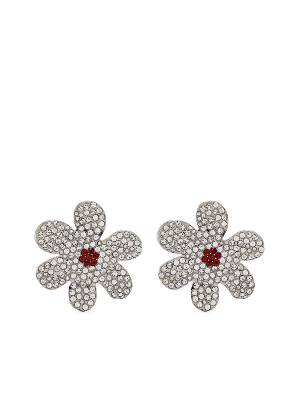 Marni crystal-flower clip-on earrings | Eraldo.com KM