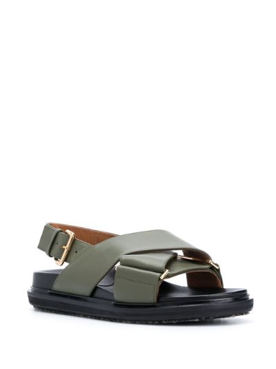 Fussbett colour block leather sandals Marni Eraldo