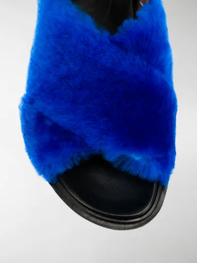 marni shearling sandals
