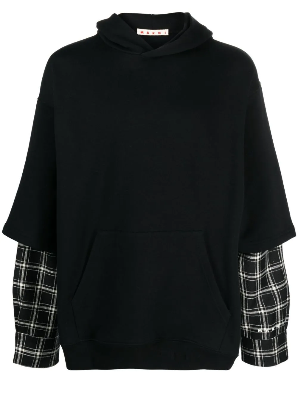 layered cotton hoodie | Marni | Eraldo.com FR