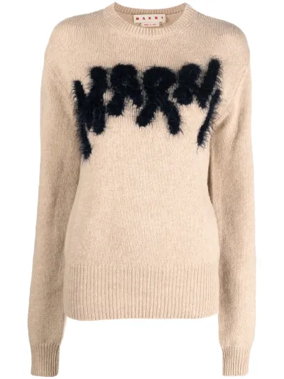 Marni logo intarsia knit jumper Eraldo FR