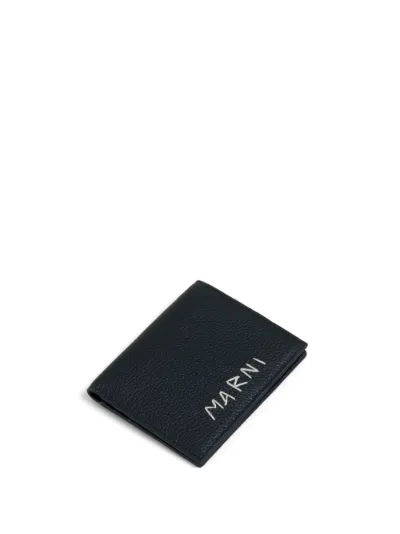 Marni logo-stitch bi-fold leather wallet | Eraldo.com US