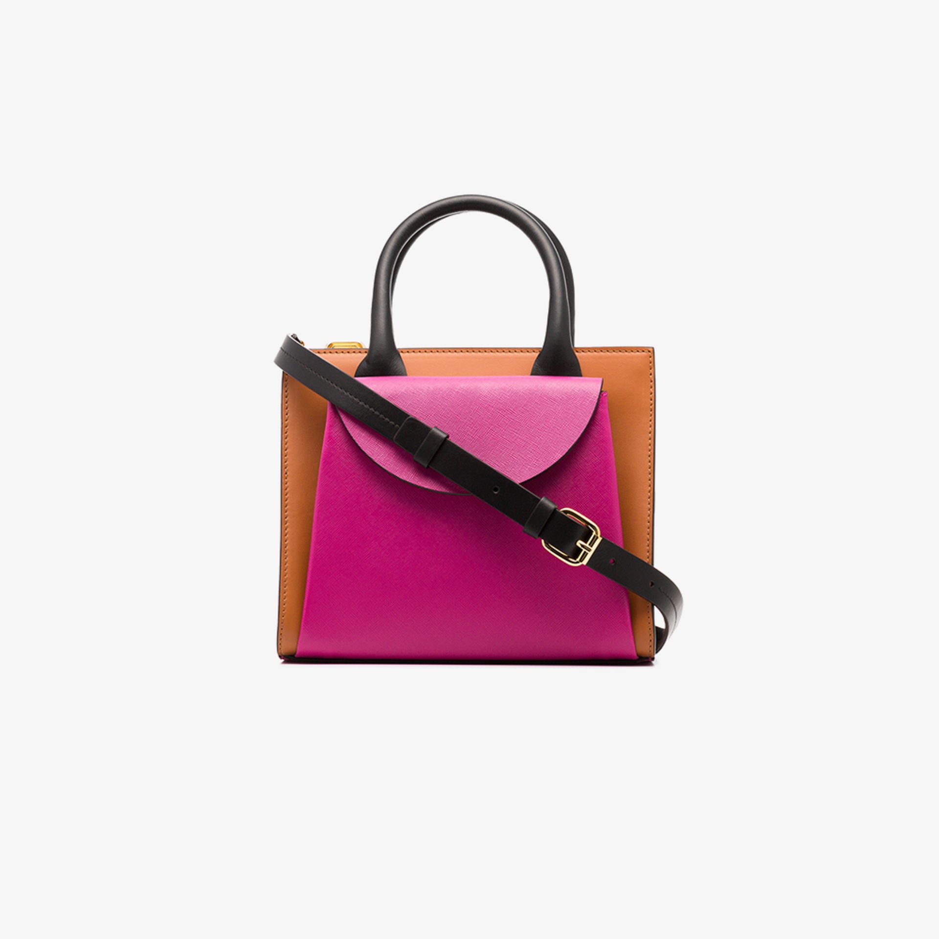 marni two tone tote bag