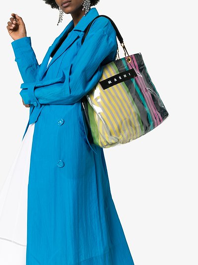 marni striped tote