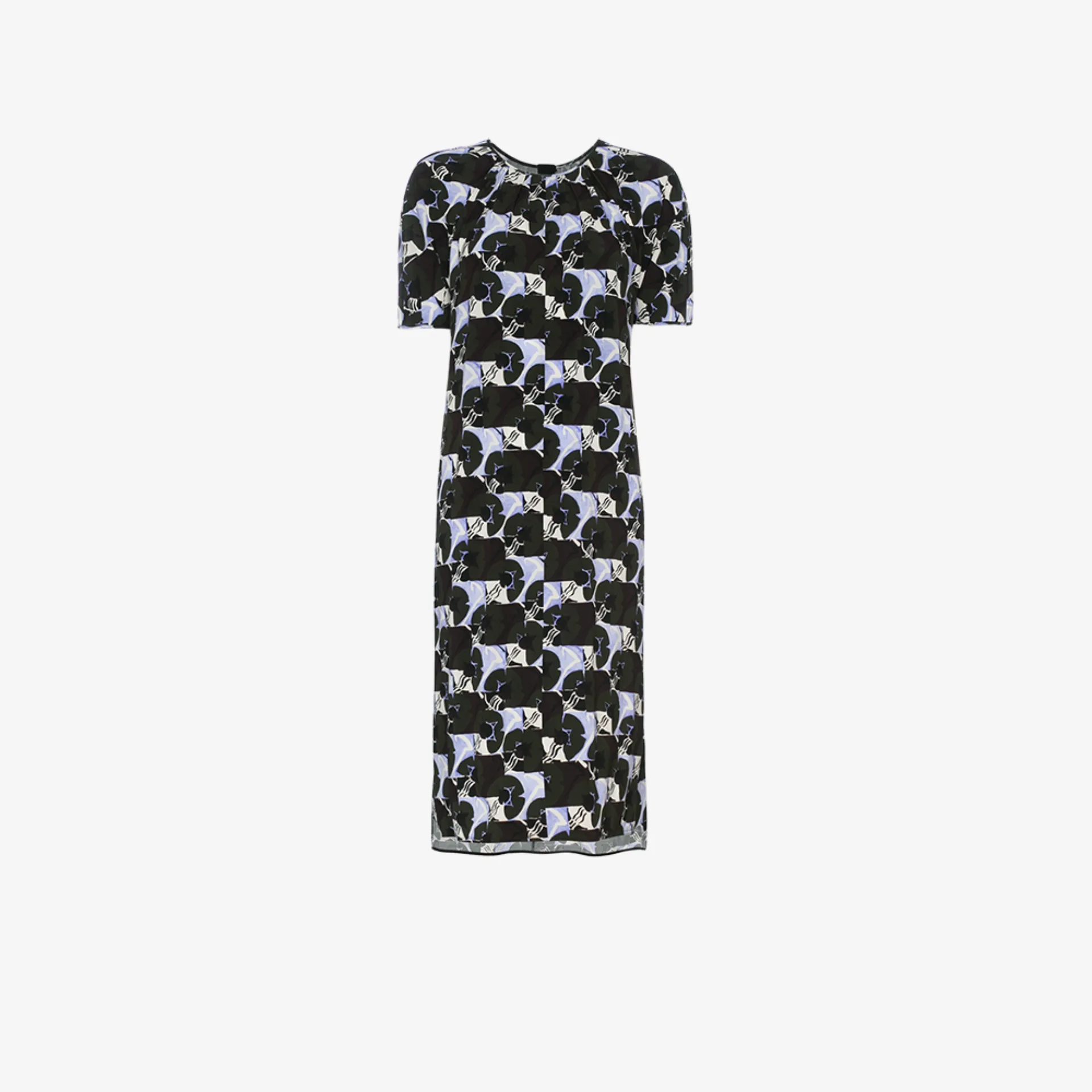 patterned t shirt dress