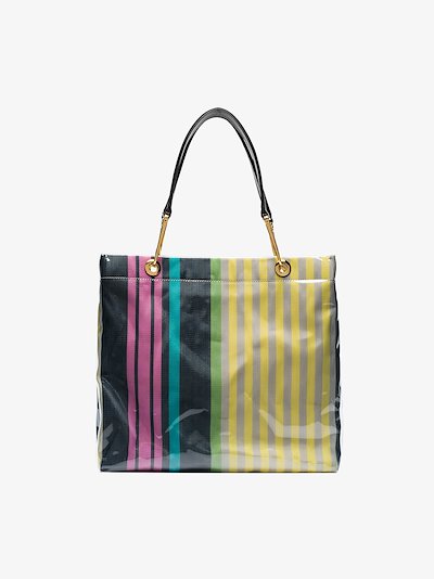 marni striped tote