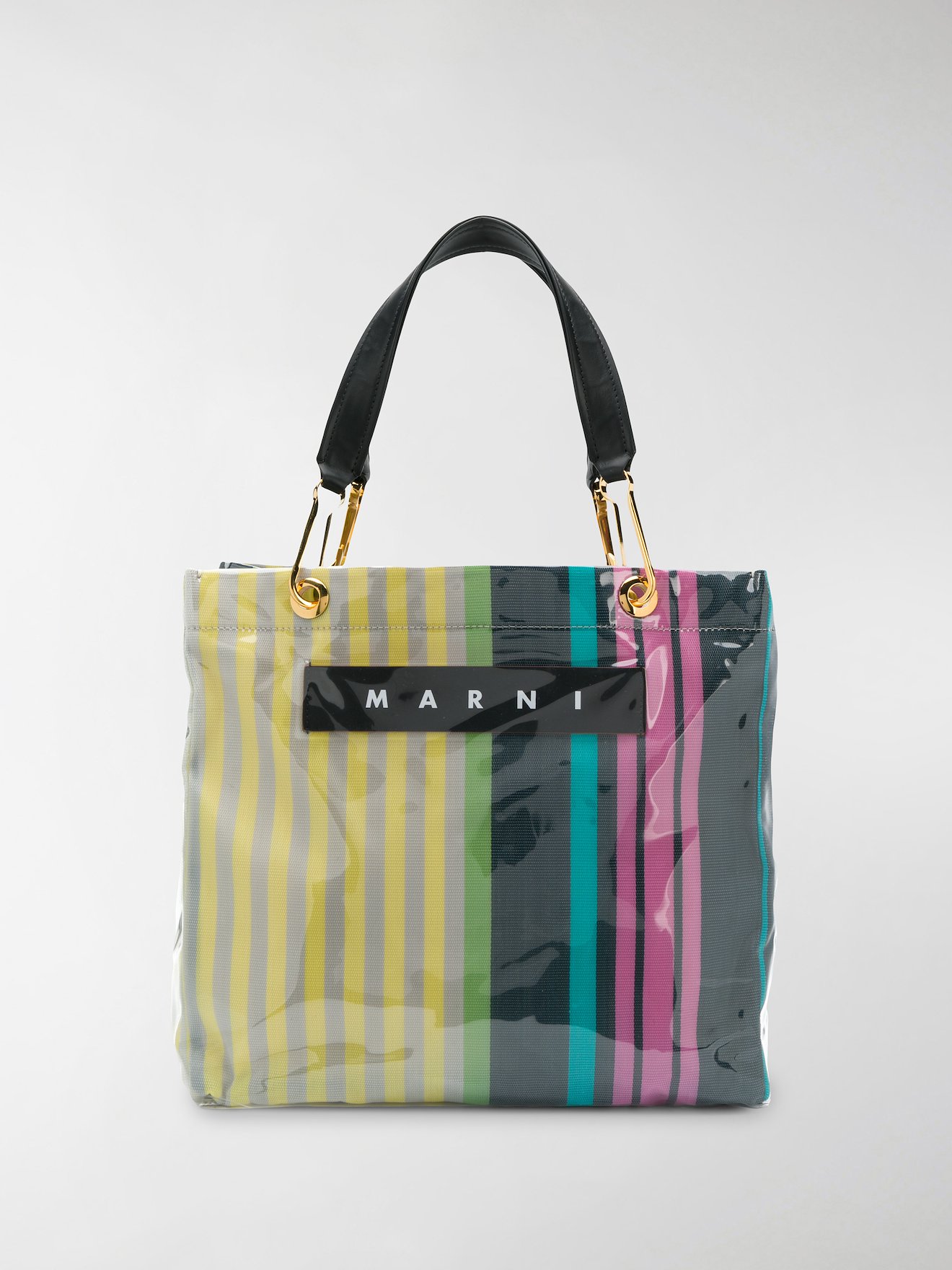 marni striped tote