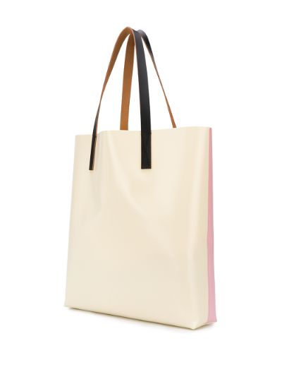 marni two tone tote bag