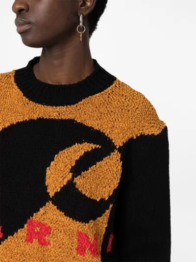 Marni x Carhartt WIP logo print knitted sweater Eraldo NL