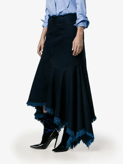 marques almeida denim skirt