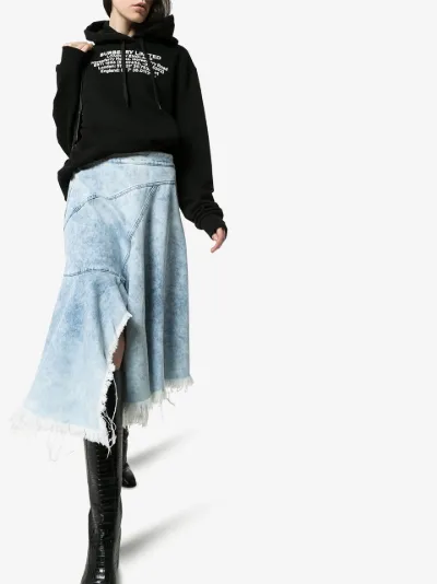 marques almeida denim skirt