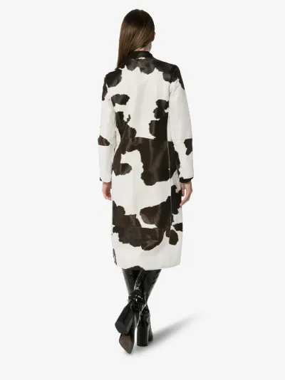 cow print coat
