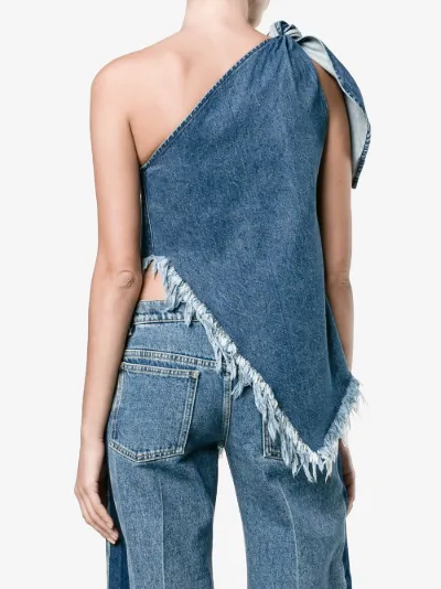 marques almeida denim top