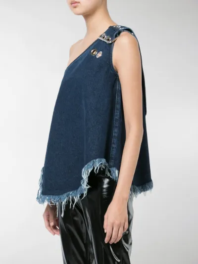marques almeida denim top