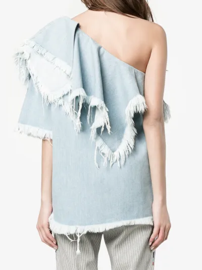 marques almeida denim top