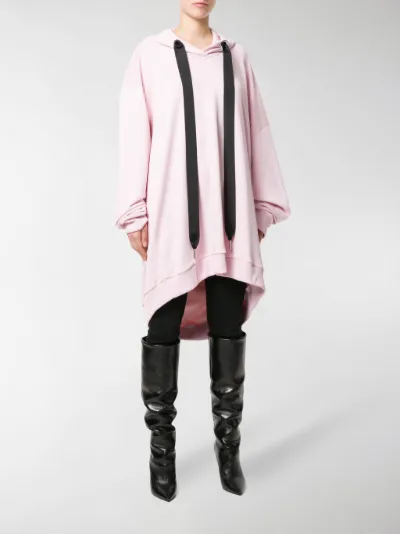 Marques'Almeida oversized hoodie pink 