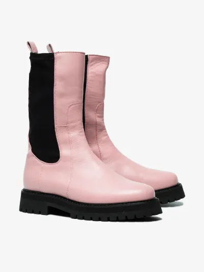 pink army boots