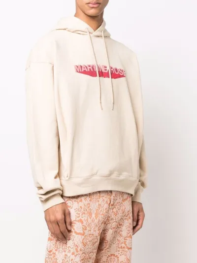 Rose print outlet drawstring hoodie