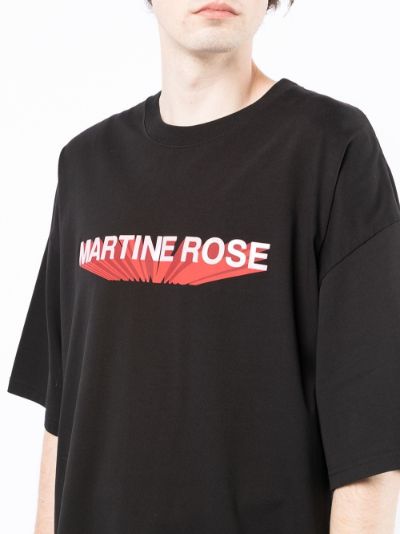 logo-print oversized T-shirt | Martine Rose | Eraldo.com FR