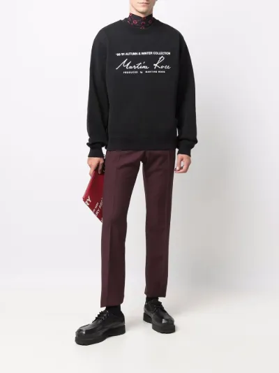 rose print sweatshirt