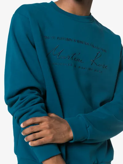 long sleeve logo embroidered sweater展示图